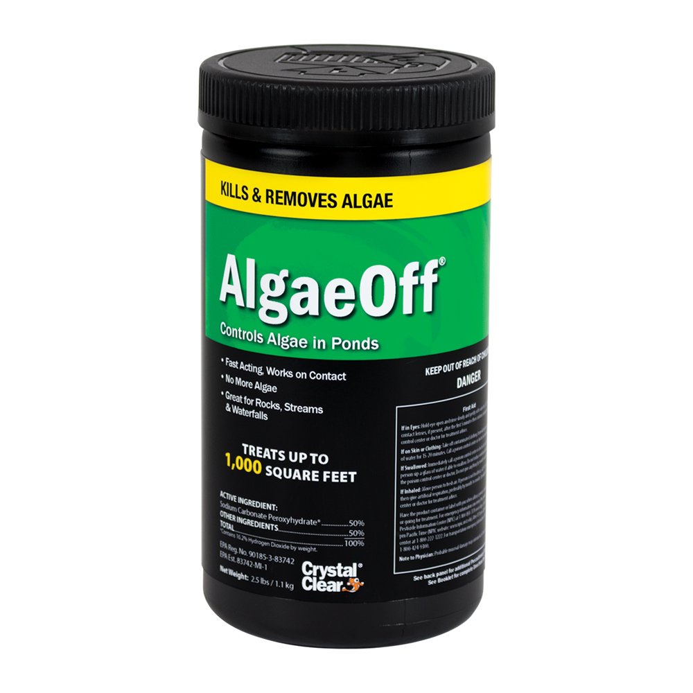 CrystalClear AlgaeOff - String Algae Remover - 2.5 pounds treats up to 1,000 Square Feet