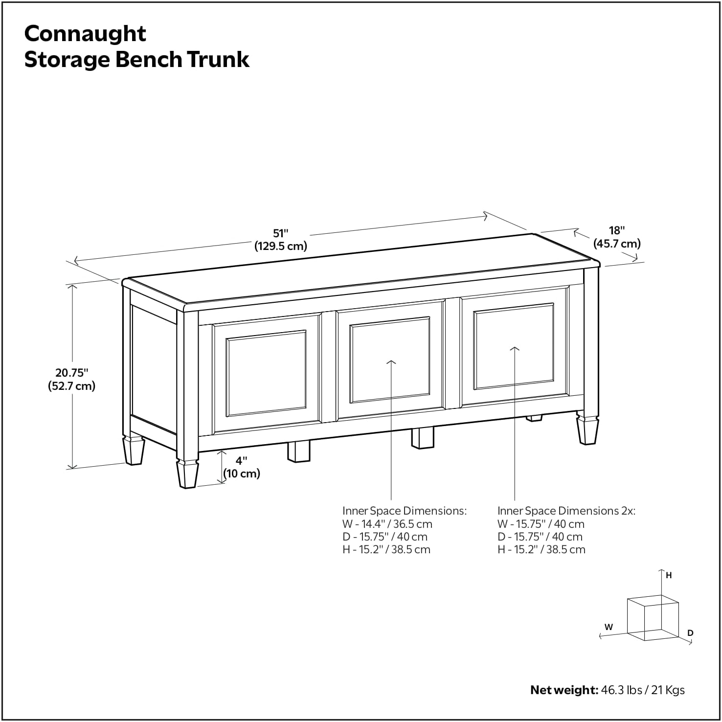 SIMPLIHOME Harvey 47" Wide Solid Mango Wood Bench in Natural | Traditional entryway bench in dark chestnut brown with a lift-up lid and 3 hidden compartments; shoe or hallway bench.