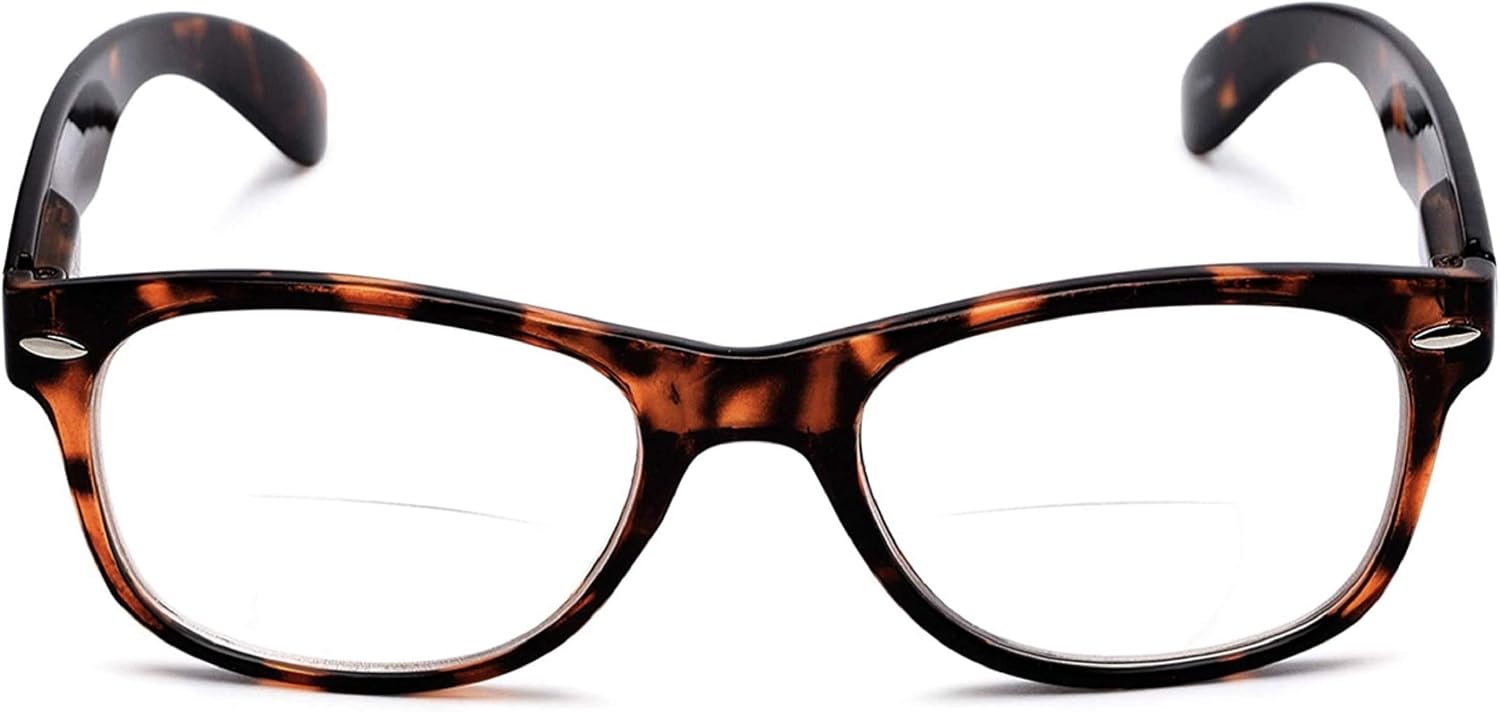 The Buddy Bifocal Readers + 1.50 Tortoise/Amber Lens