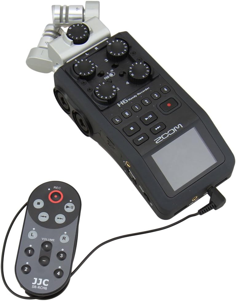 Wired Remote Control Replaces for Zoom RC4 for Zoom H4n H4nPro H4nSP for RODE NT5 Portable Handy Remote Control with 78.7"/200cm Cable to Capture Volume,Record Level,Input Source&Transport Functions