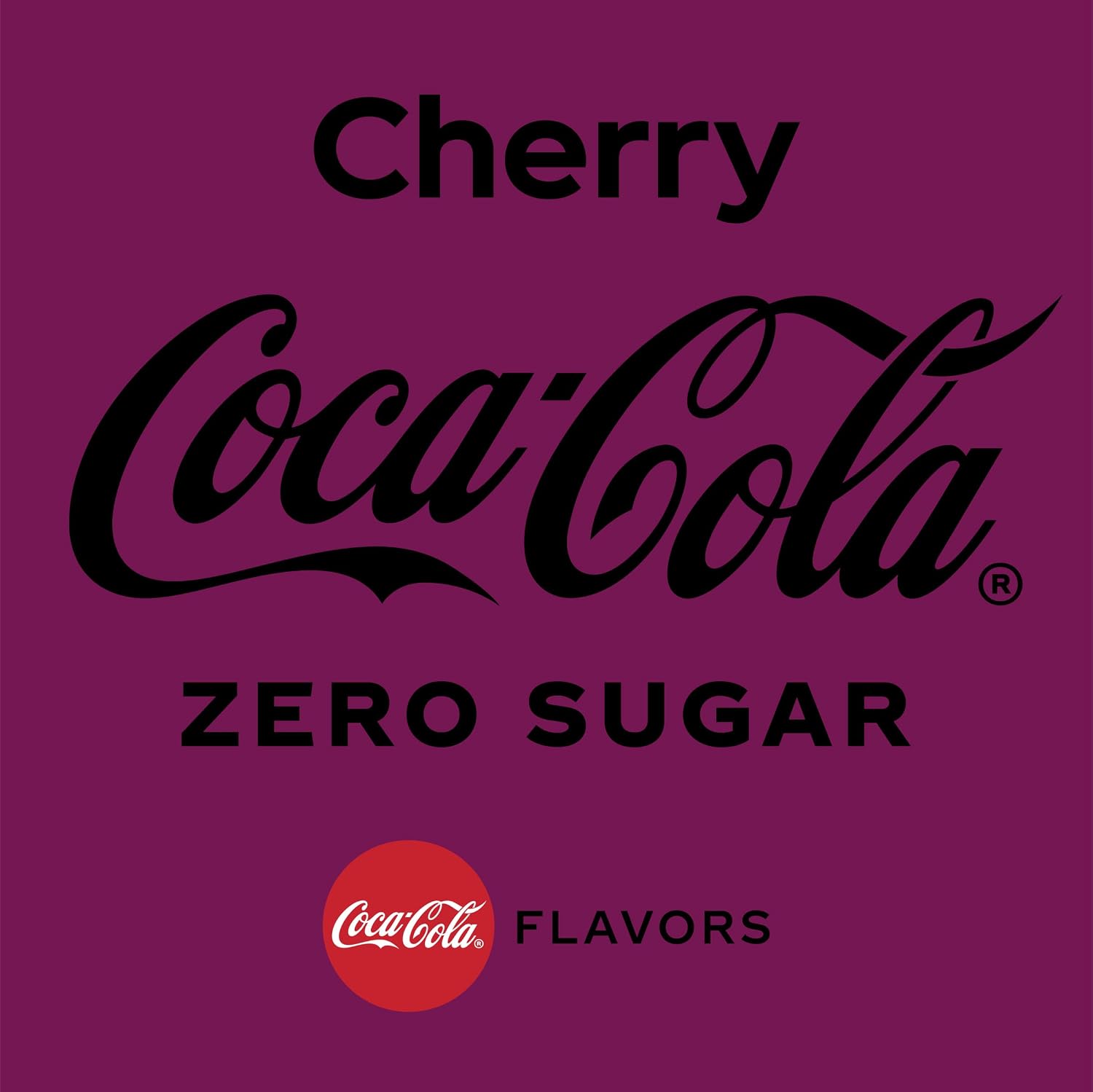Coca-Cola Zero Sugar Cherry Soda Soft Drink Bottles, 16.9 fl oz, 6 Pack