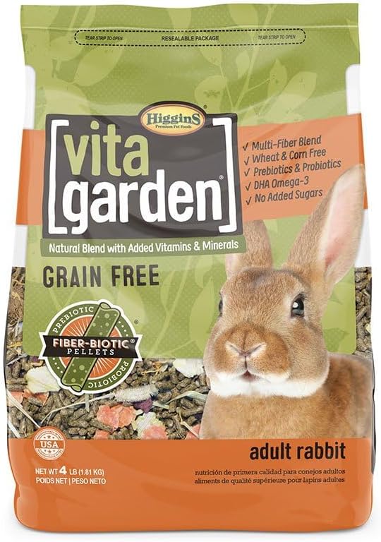 Higgins Vita Garden Rabbit Food, 4 Lbs, Large