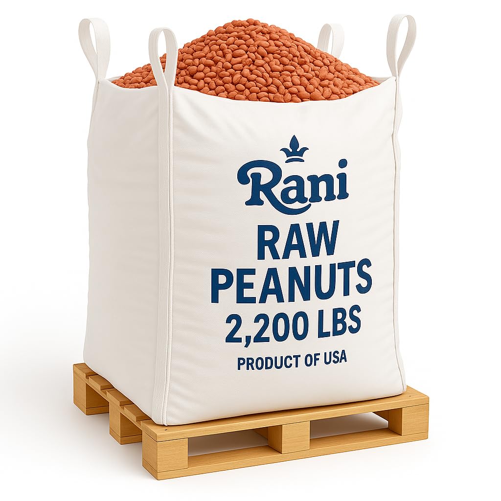 Rani Peanuts, Raw Whole With Skin (uncooked, unsalted) 14oz (400g) ~ All Natural | Vegan | Kosher | Gluten Friendly | Fresh Product of USA ~ Spanish Grade Groundnut/Red-skin