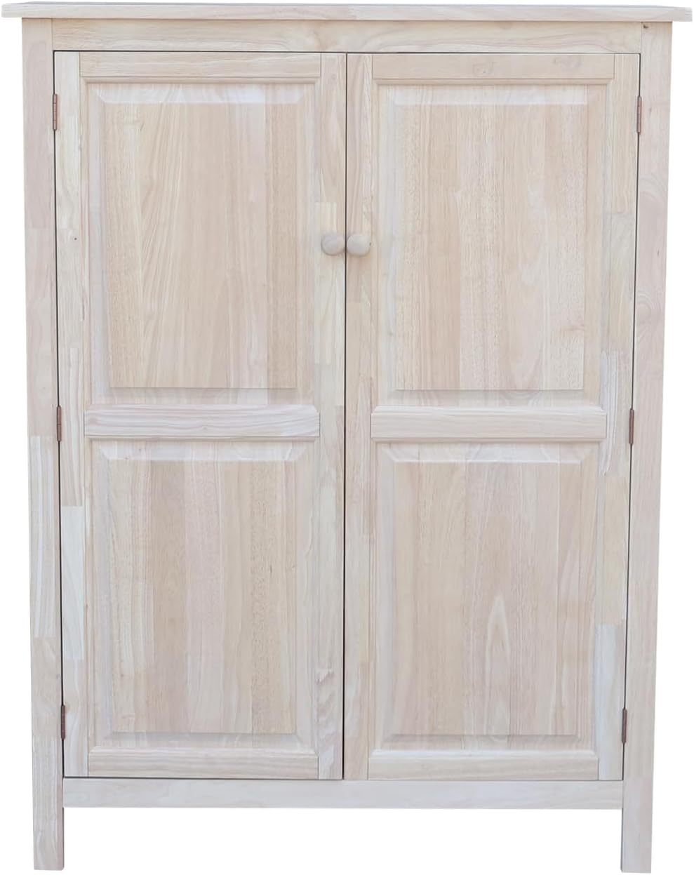 IC International Concepts Solid Wood Shaker Bookcase, Unfinished