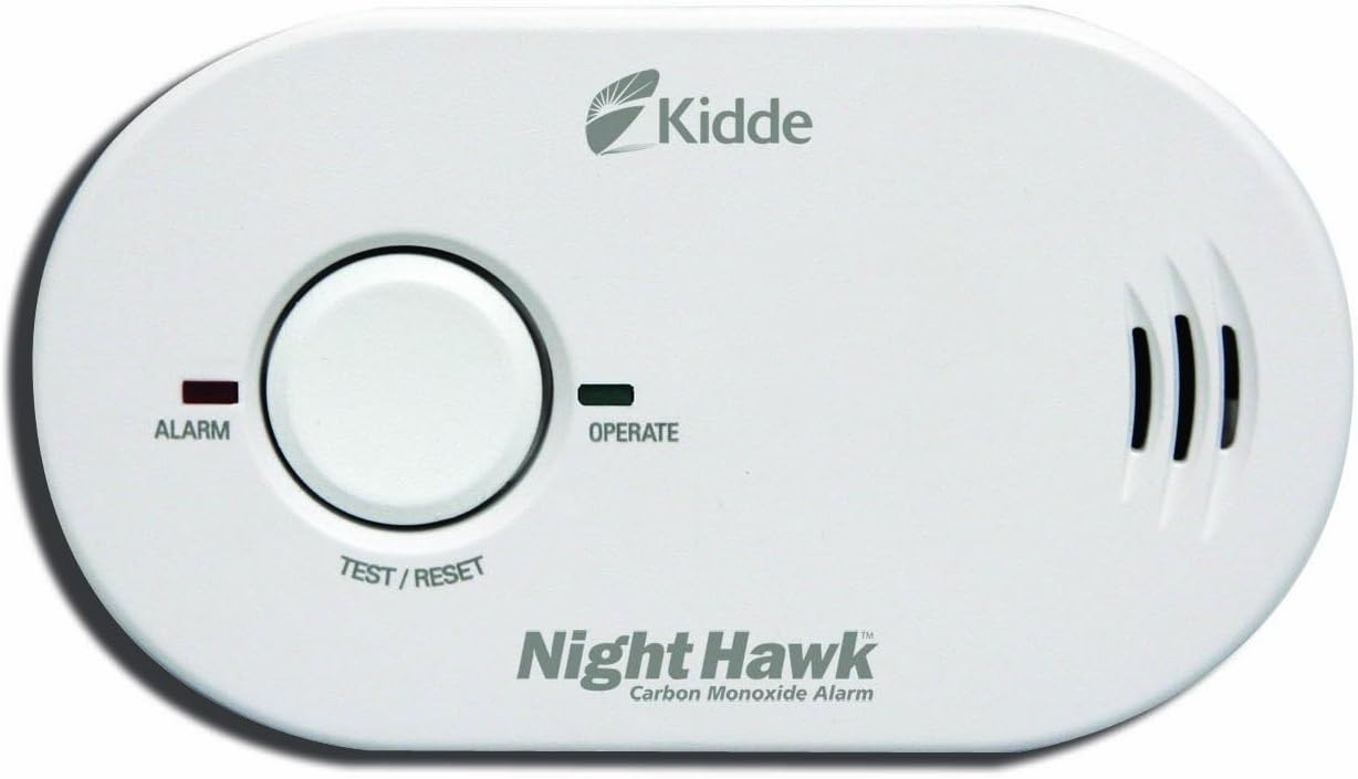 Kidde KN-COB-B-LP Nighthawk Carbon Monoxide Alarm, Battery Operated - 21007268