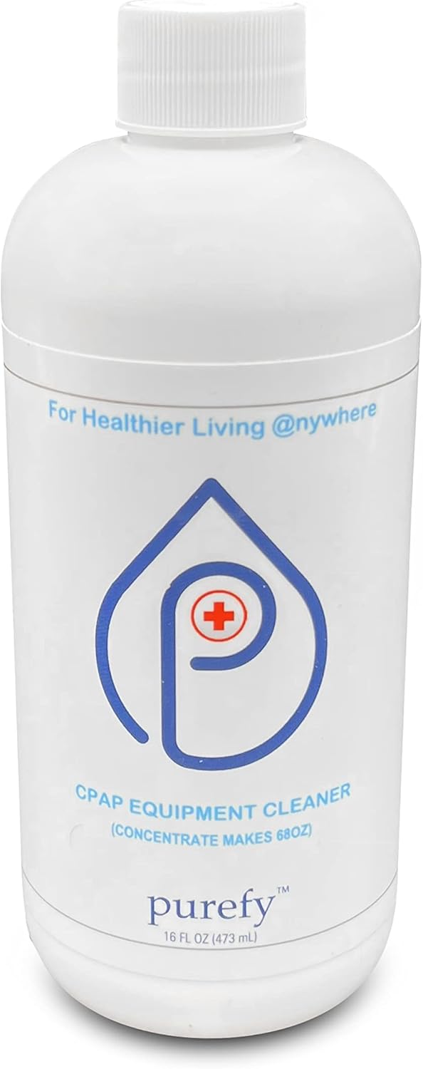 PUREFY CPAP Equipment Cleaner and Pre-wash (16oz Concentrate