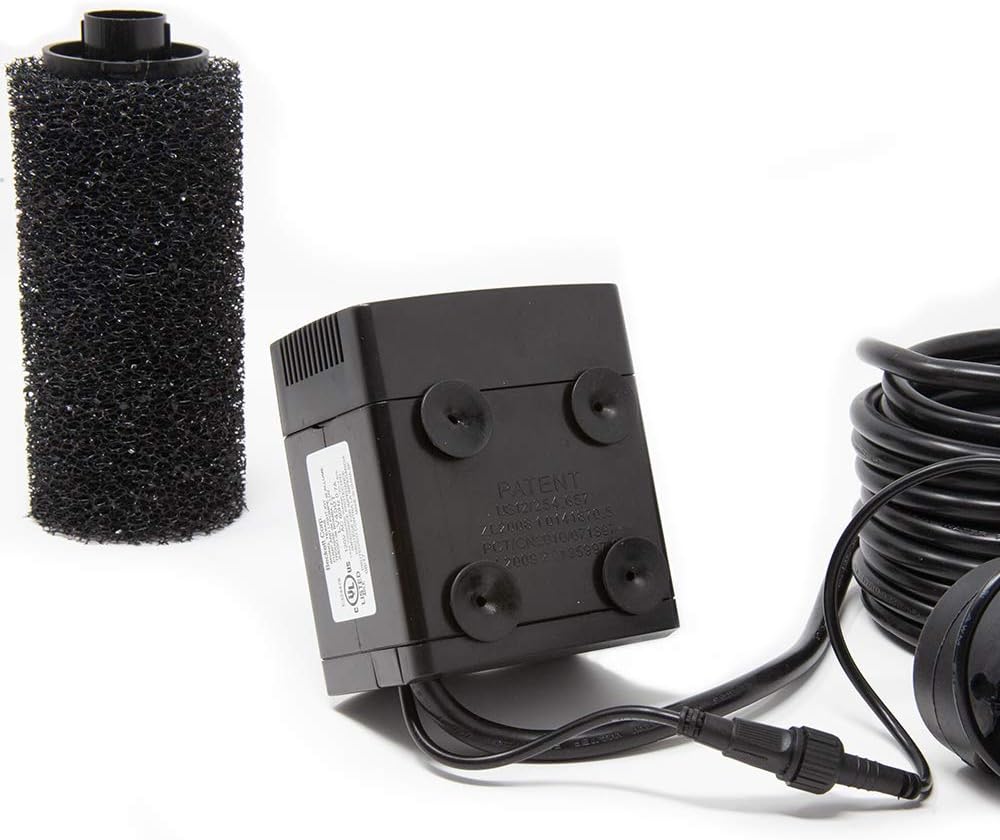 Beckett Corporation LV450T 458 GPH Submersible LED Light-Water Pump for Indoor/Outdoor Ponds, Fountains, Fish Tanks, Aquariums, and Waterfalls, Black