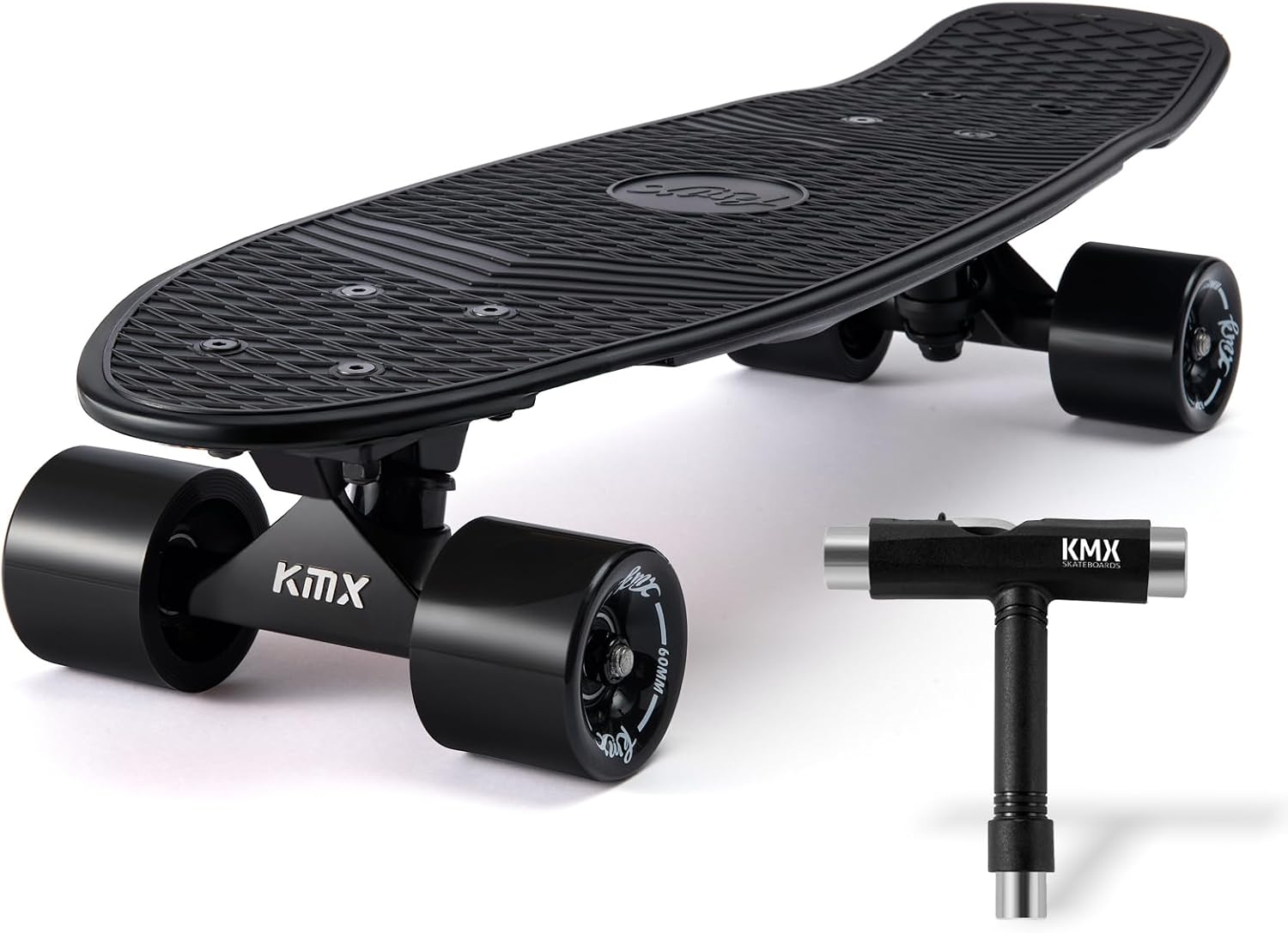 KMX Classic Retro Mini Cruiser Skateboard for Kids, Teens, Adults