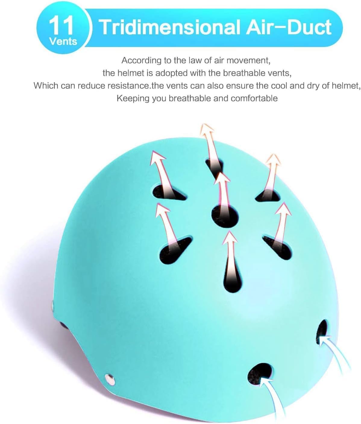 Adjustable Helmet for Ages 5-16 Kids Toddler Boys Girls Youth