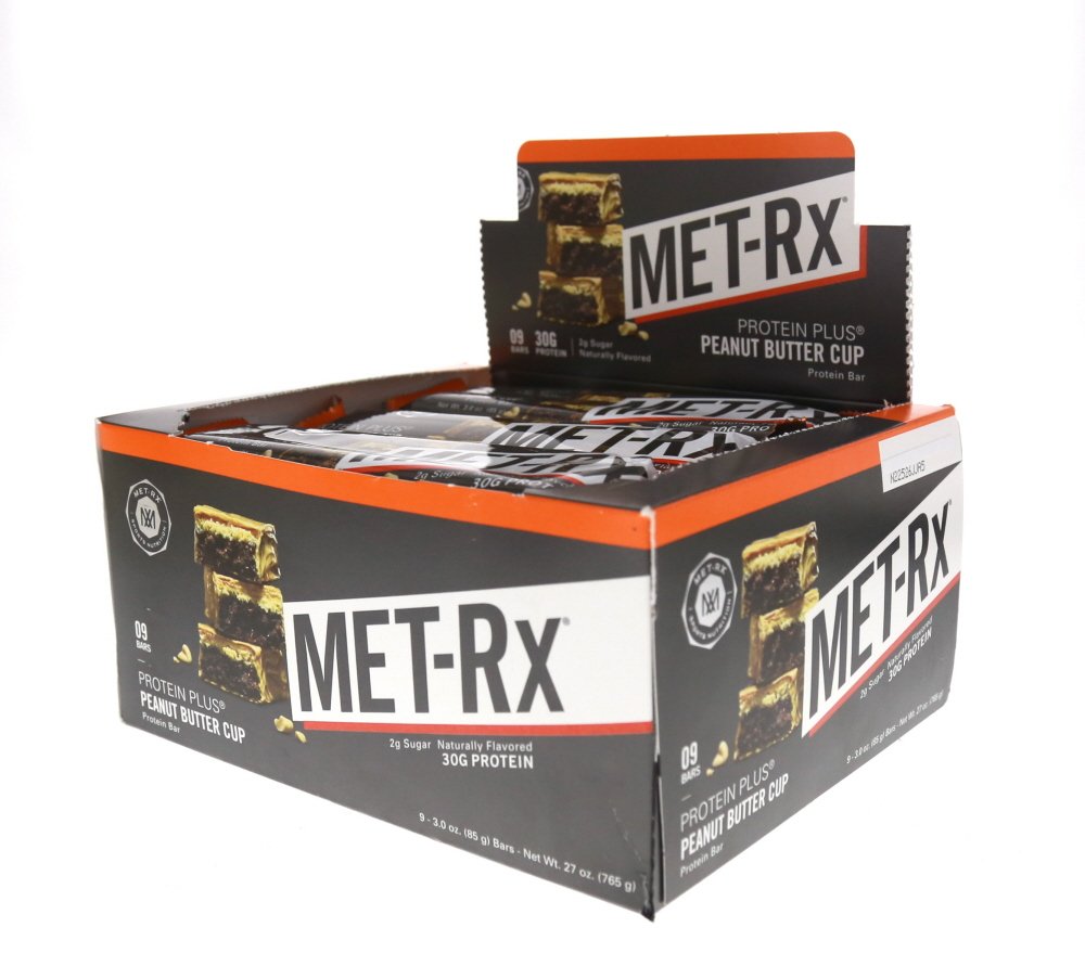MET-Rx Protein Plus Bar, Great as Healthy Meal Replacement, Snack, and Help Support Energy, Gluten Free, Peanut Butter Cup, With Vitamin A, Vitamin C, and Zinc to Support Immune Health, 85 g,9 Count | Great as Healthy Meal Replacement, Snack, and Help Su…