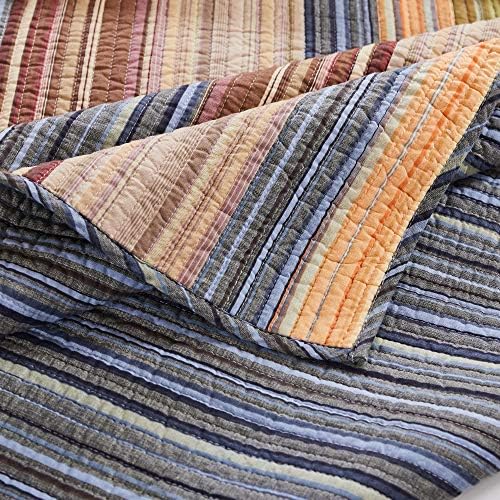 Greenland Home Katy Reversible 100% Cotton Throw Blanket