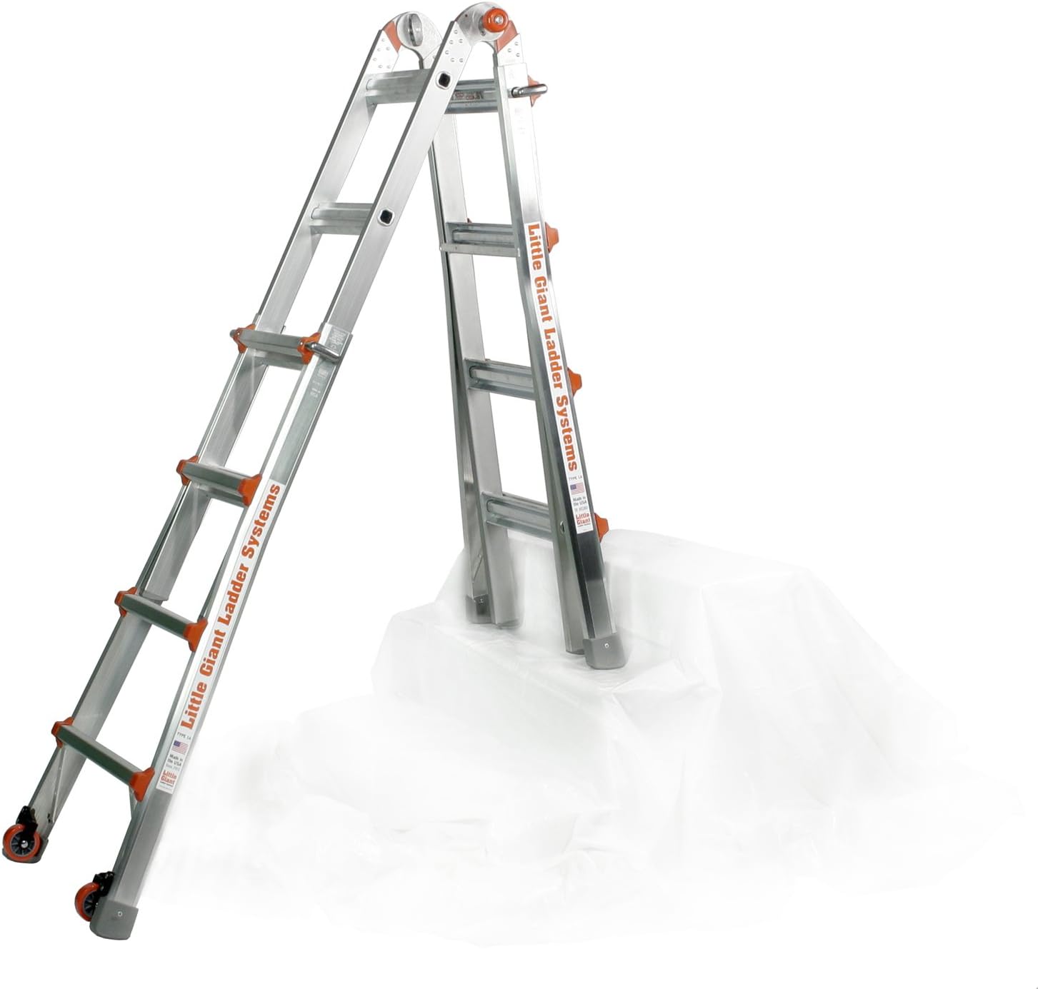 Little Giant Ladder Systems 10102LG 300-Pound Duty Rating Multi-Use Ladder