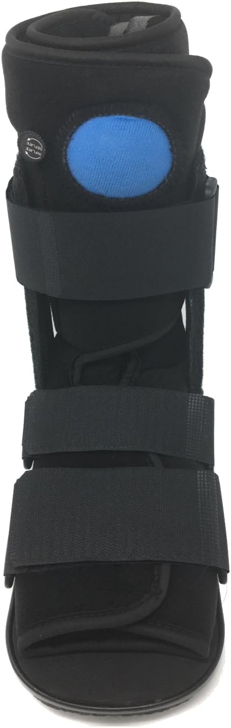 OTC Walker Boot Delux Short Low Top Leg Cast, Black, X-Small