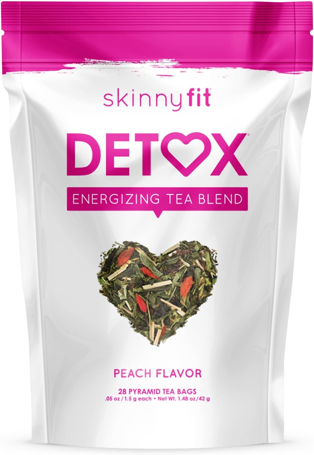 SkinnyFit Detox Tea: All-Natural, Laxative-Free, Supports A Healthy Weight, Helps Reduce Bloating, Natural Energy, Supports Immune System, Vegan
