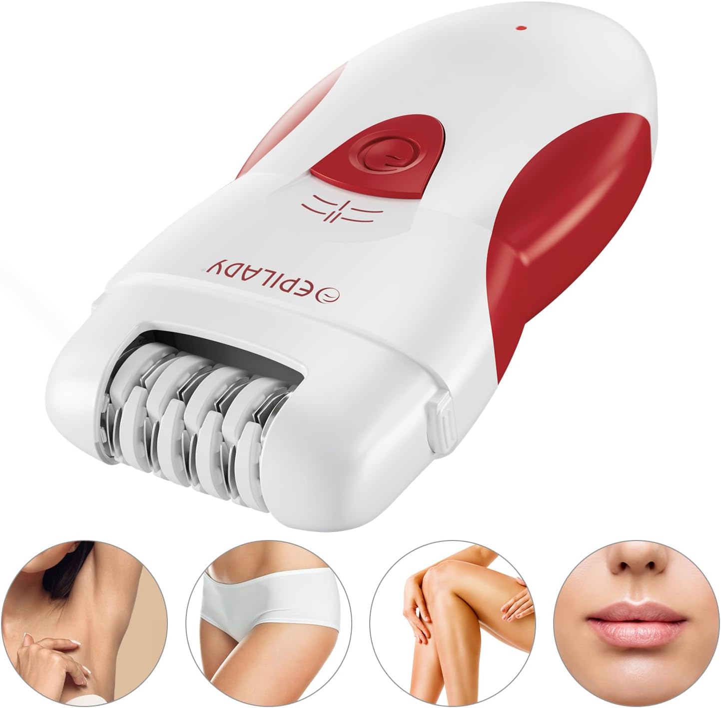 Epilady Legend 4 | Cordless Epilator Hair Removal Device for Women, 2 Speed Bikini Trimmer, Electric Shaver for Women