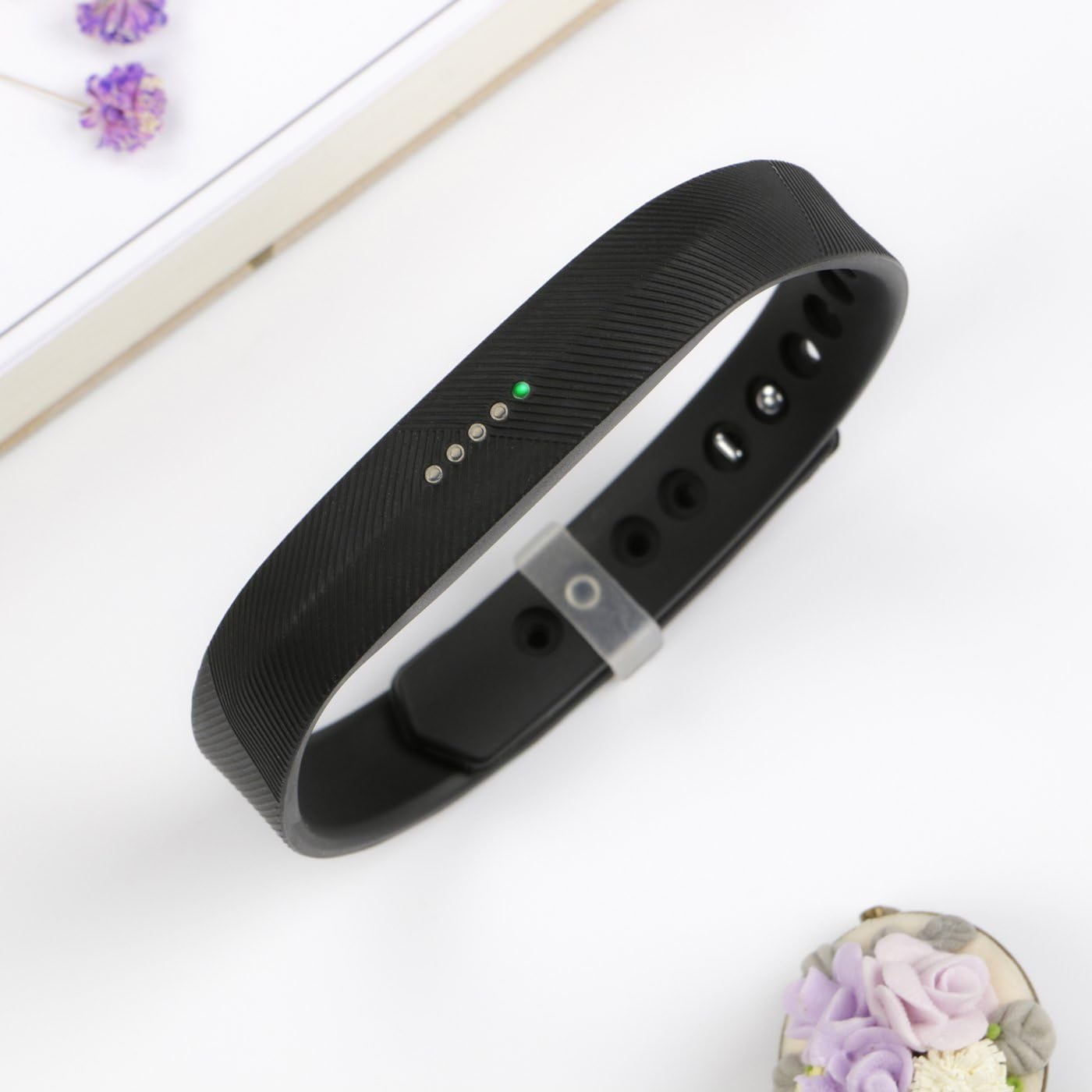 LEEFOX Compatible with Flex 2 band, Adjustable Replacement for Flex 2 Accessory Silicon Wristband w/Fastener Clasp Fitness Strap for Original Flex 2