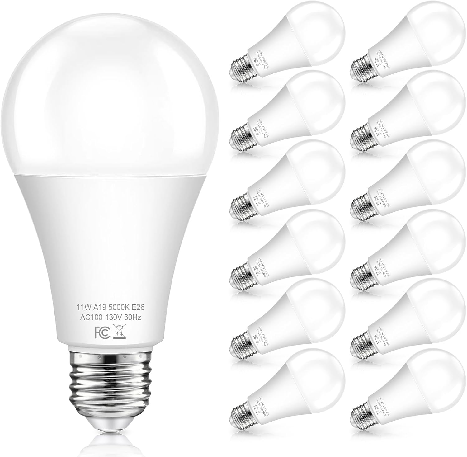 Dusk to Dawn Light Bulbs Outdoor, 11W Automatic On/Off Sensor Light Bulbs