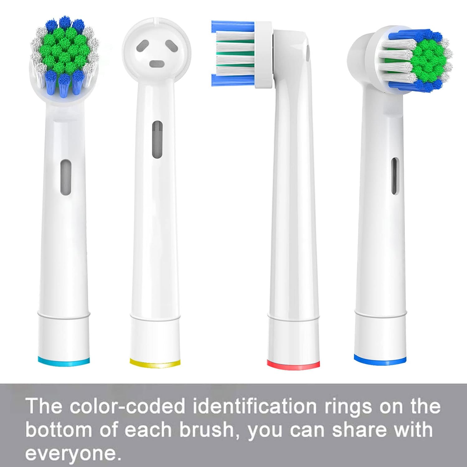 Replacement Toothbrush Heads Compatible with Oral B Braun, 12 Pcs | Professional Electric Toothbrush Brush Heads, Compatible with Oral B Replacement Heads Refill, 7000/Pro 1000/9600/500/3000