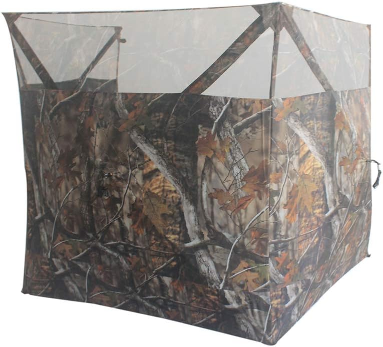 THUNDERBAY Pop Up 3 Sided Ground Blind for Deer Duck Turkey Hunting, Portable Quick Setup Lightweight 3 Panels Deer Hunting Blind
