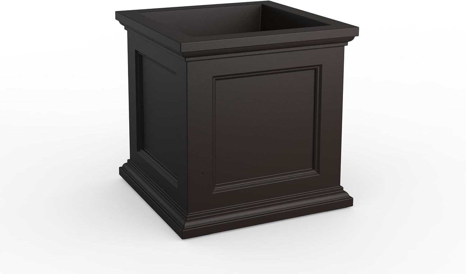 Mayne Fairfield 16in Self-Watering Square Planter, Black