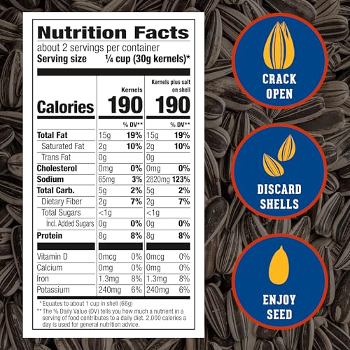 DAVID Jumbo Sunflower Seeds, Original Flavor, 5.25 oz.