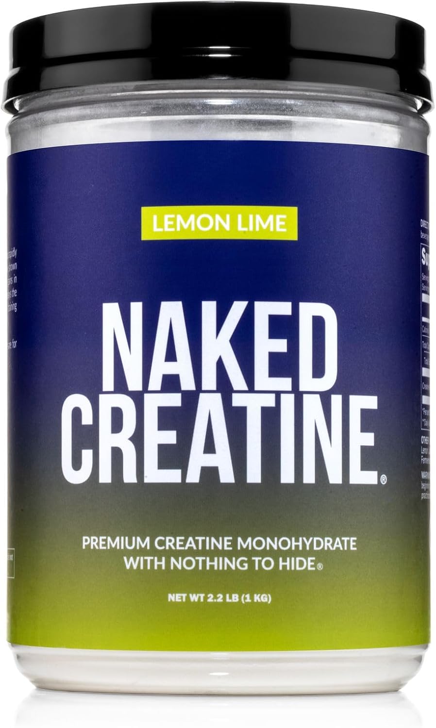 NAKED Pure Micronized Creatine Monohydrate – 200 Servings, 1,000g Bulk – NSF Certified, Vegan, Non-GMO, Gluten & Soy Free - Muscle Building, Strength Training, Gym & Fitness Supplement