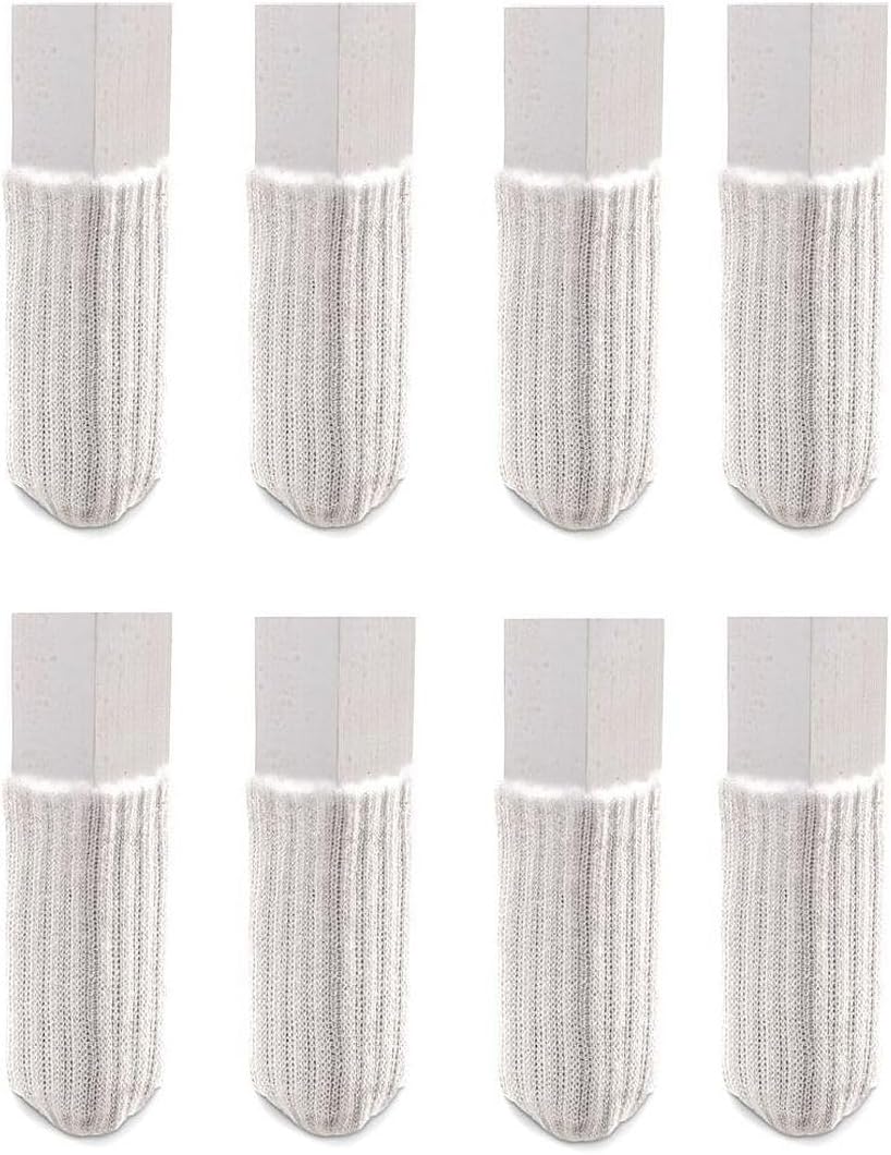 Small/Chocolate Brown, NancyProtectz Patented with Grips/Chair Leg Floor Protectors. The Original Furniture Sock