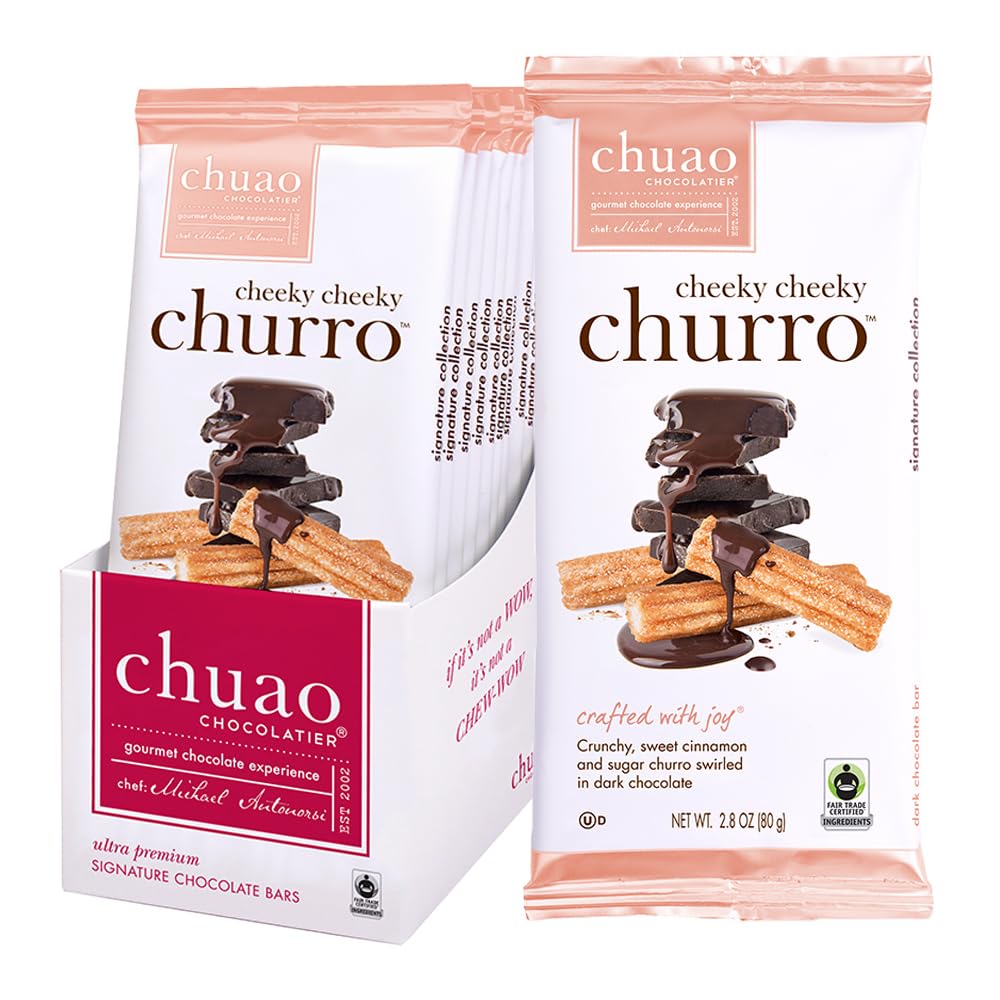 Chuao Chocolatier Ravishing Rocky Road Milk Chocolate Bars | Gourmet Almond Vegan Marshmallows Artisan No Preservatives | 10 Pack (2.8 oz each)