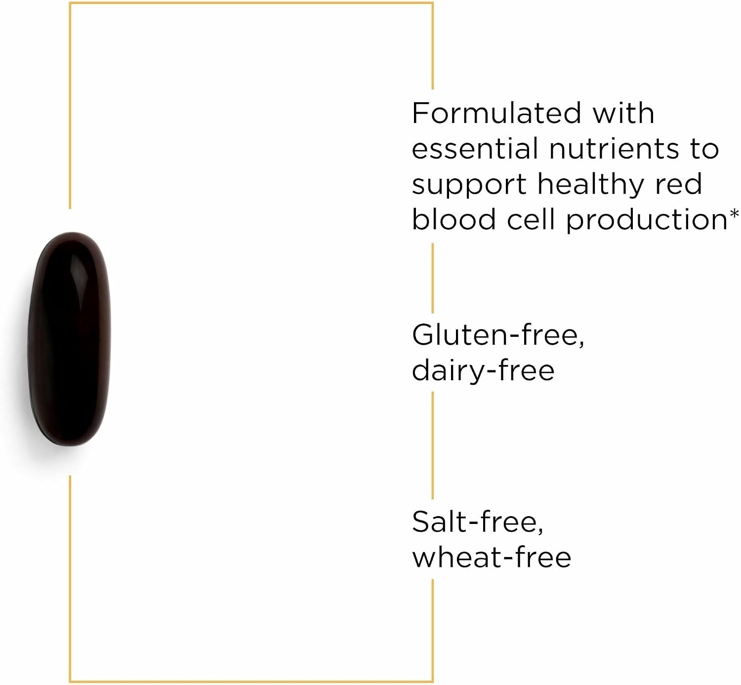 Integrative Therapeutics Iron Complex - Wellness & Energy Support with Vitamins C & B12* - Includes Folate - Gluten-Free & Dairy-Free - 90 Softgels
