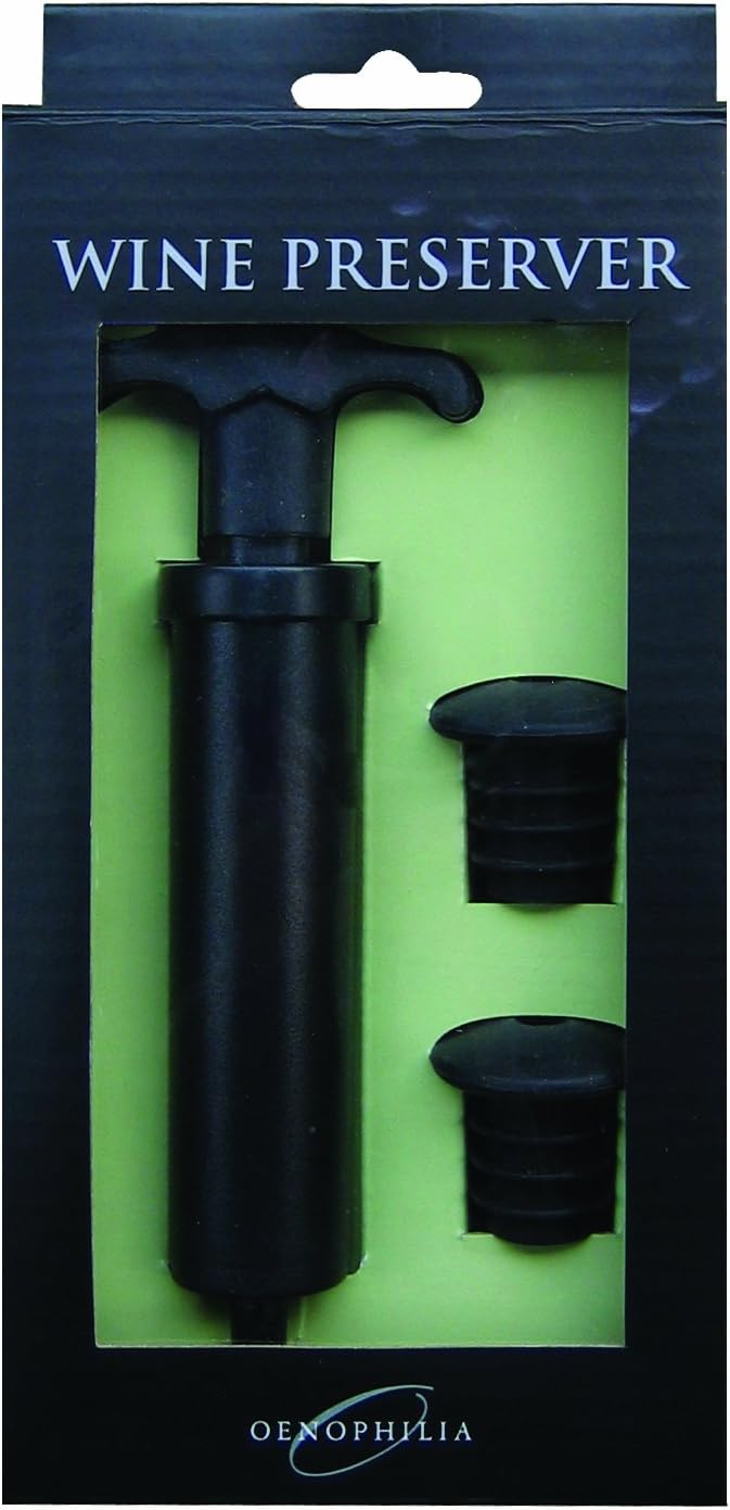 Oenophilia OenoVac Wine Preserver with Two Stoppers