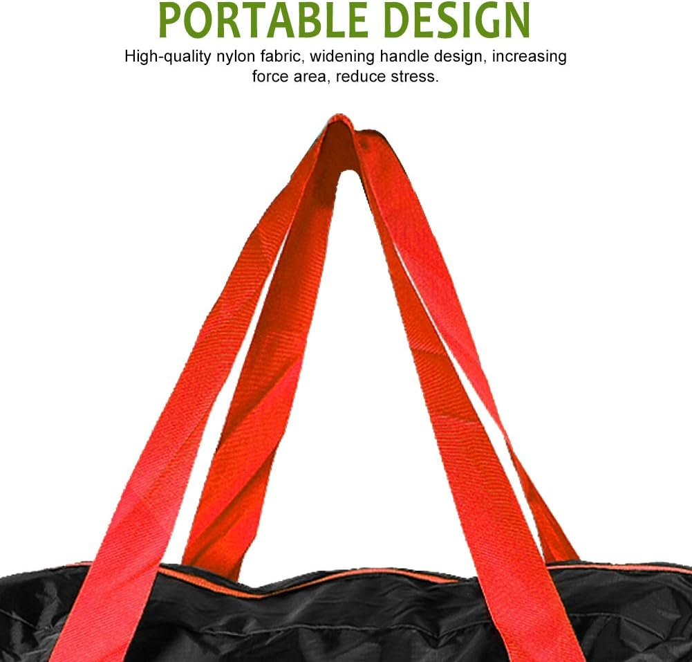 Foldable Duffel Bag, 46L Lightweight Travel Luggage Collapsible Backup Bag Sports Vacation