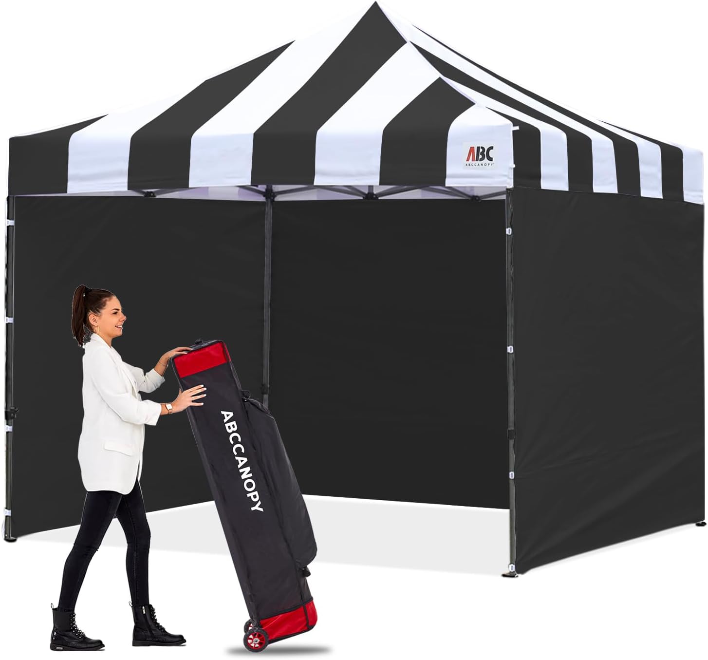 ABCCANOPY Heavy Duty Easy Pop up Canopy Tent with Sidewalls 10x20, Turquoise