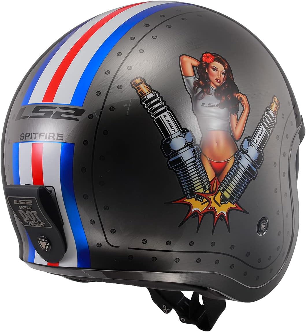 LS2 Helmets Open Face Spitfire Helmet