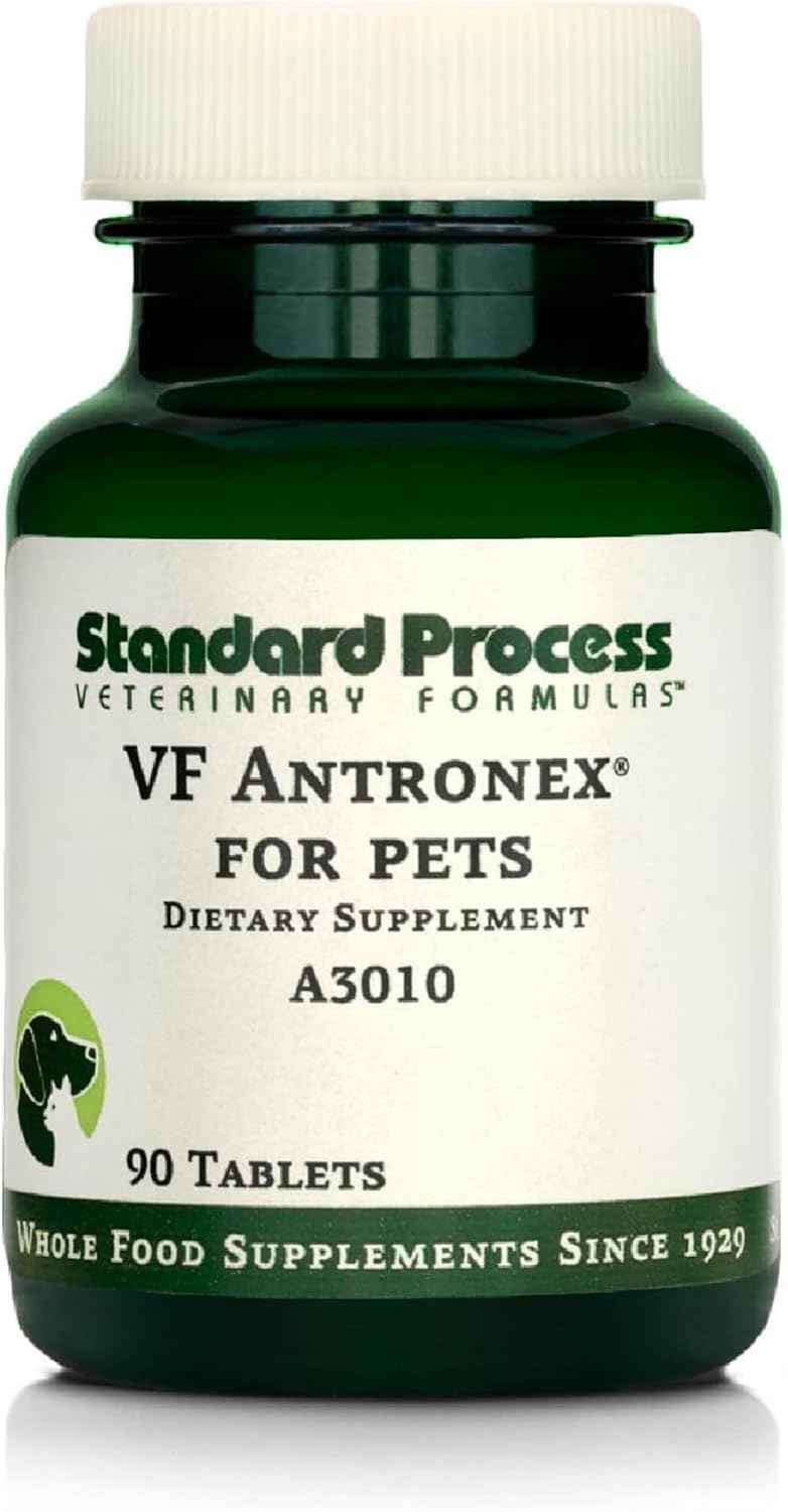 Standard Process Inc. VF Antronex for Pets - Feline & Canine Hepatic Support Formula - Healthy Liver Supplement for Cats & Dogs - Antronex