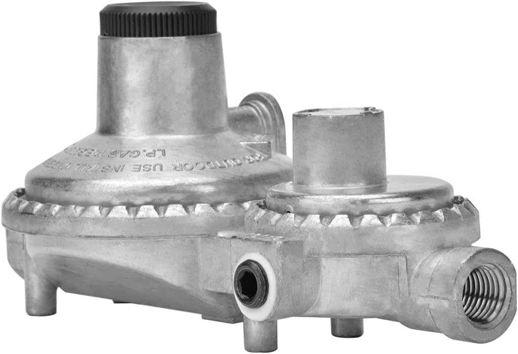 onlyfire Horizontal Two Stage RV Propane Regulator