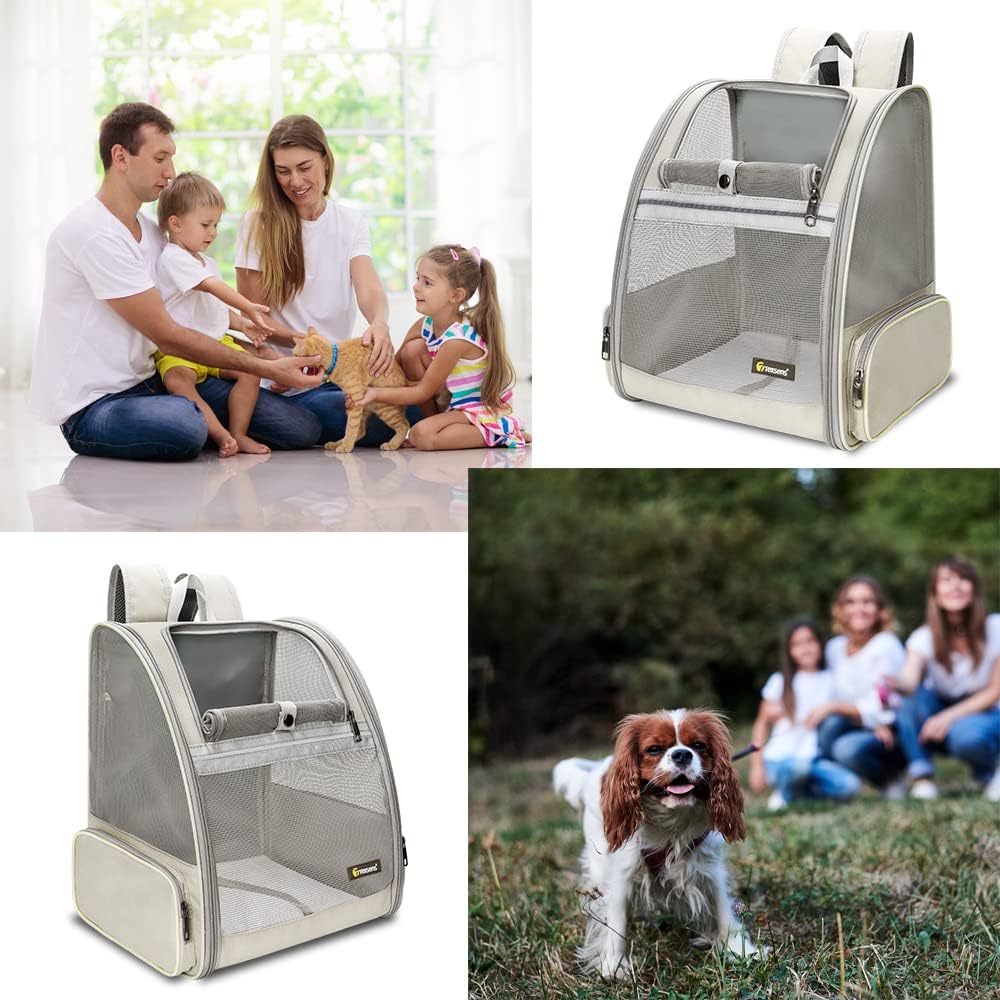 Texsens Innovative Traveler Bubble Backpack Pet Carriers for Cats and Dogs