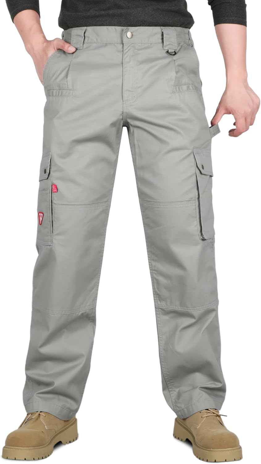 TICOMELA FR Pants for Men 7.5oz Lightweight (9 Pockets) Multi-Pocket 100% C