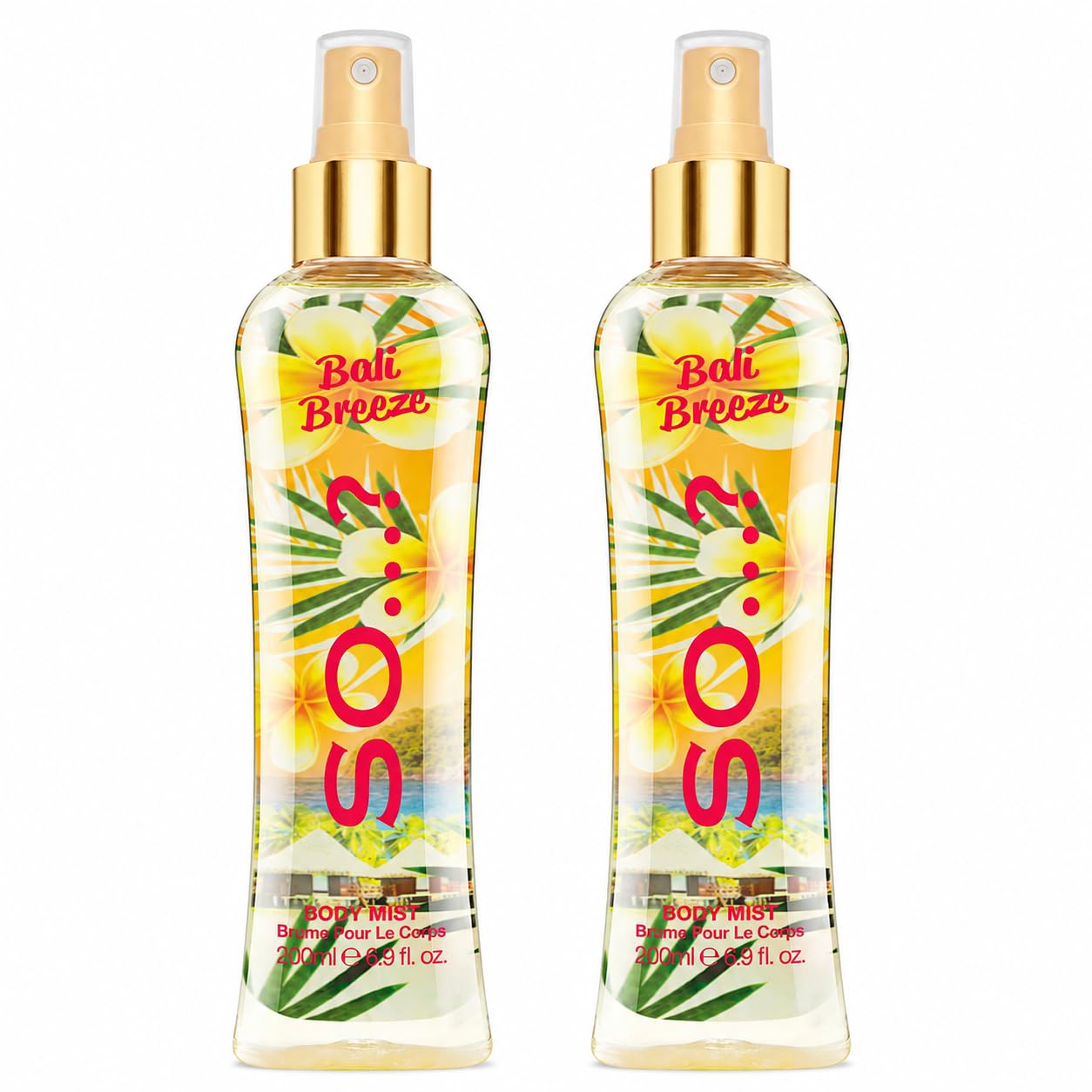 So…? Bali Breeze Body Mist - Perfume for Women with Tropical Aroma - Body Spray for Women with Coconut, Almond and Vanilla Notes - 6.9 oz