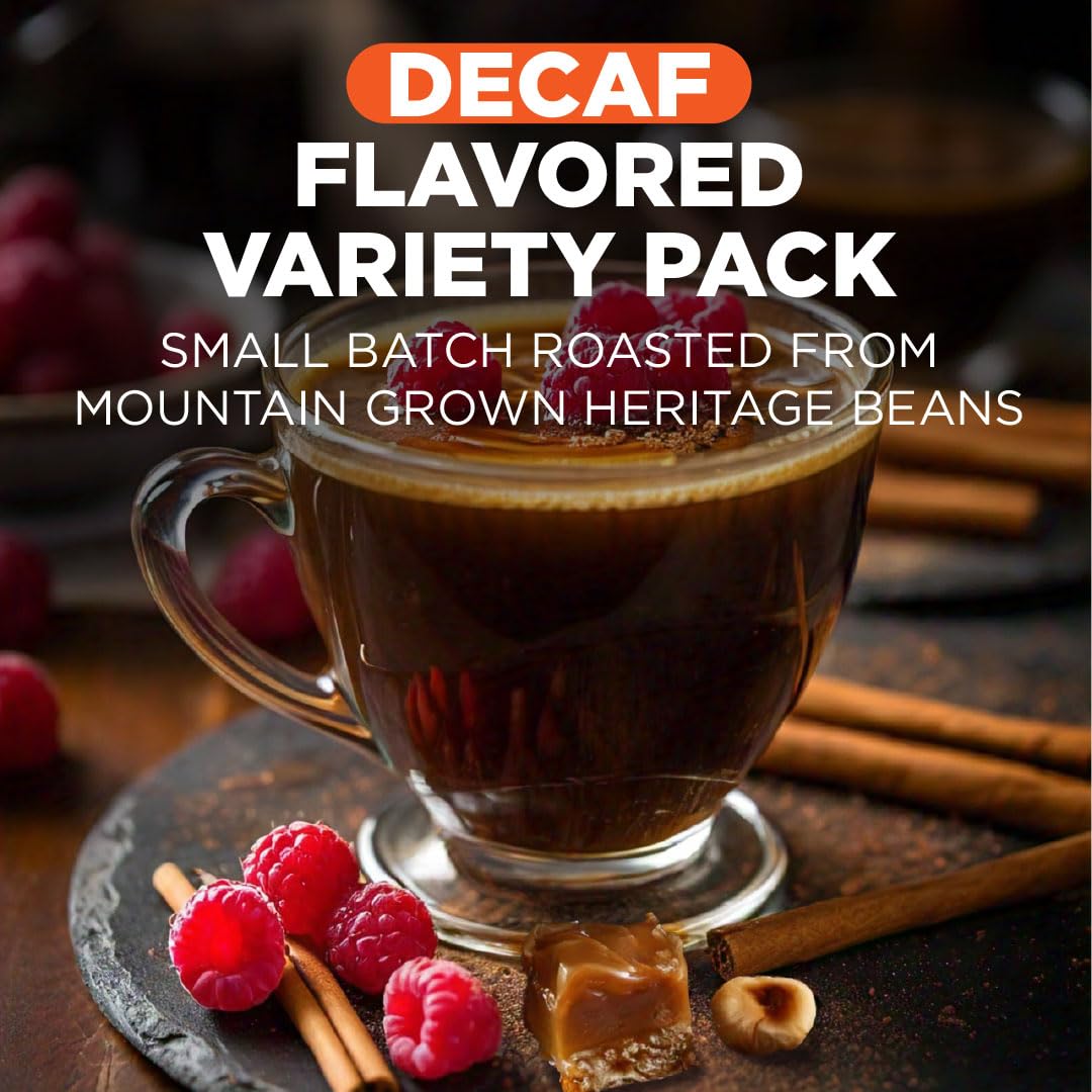 Maud’s Decaf Dark Roast Coffee Pods, 100ct | Decaffeinated Coffee in Single Serve Pods – Compatible with Keurig Coffee Makers