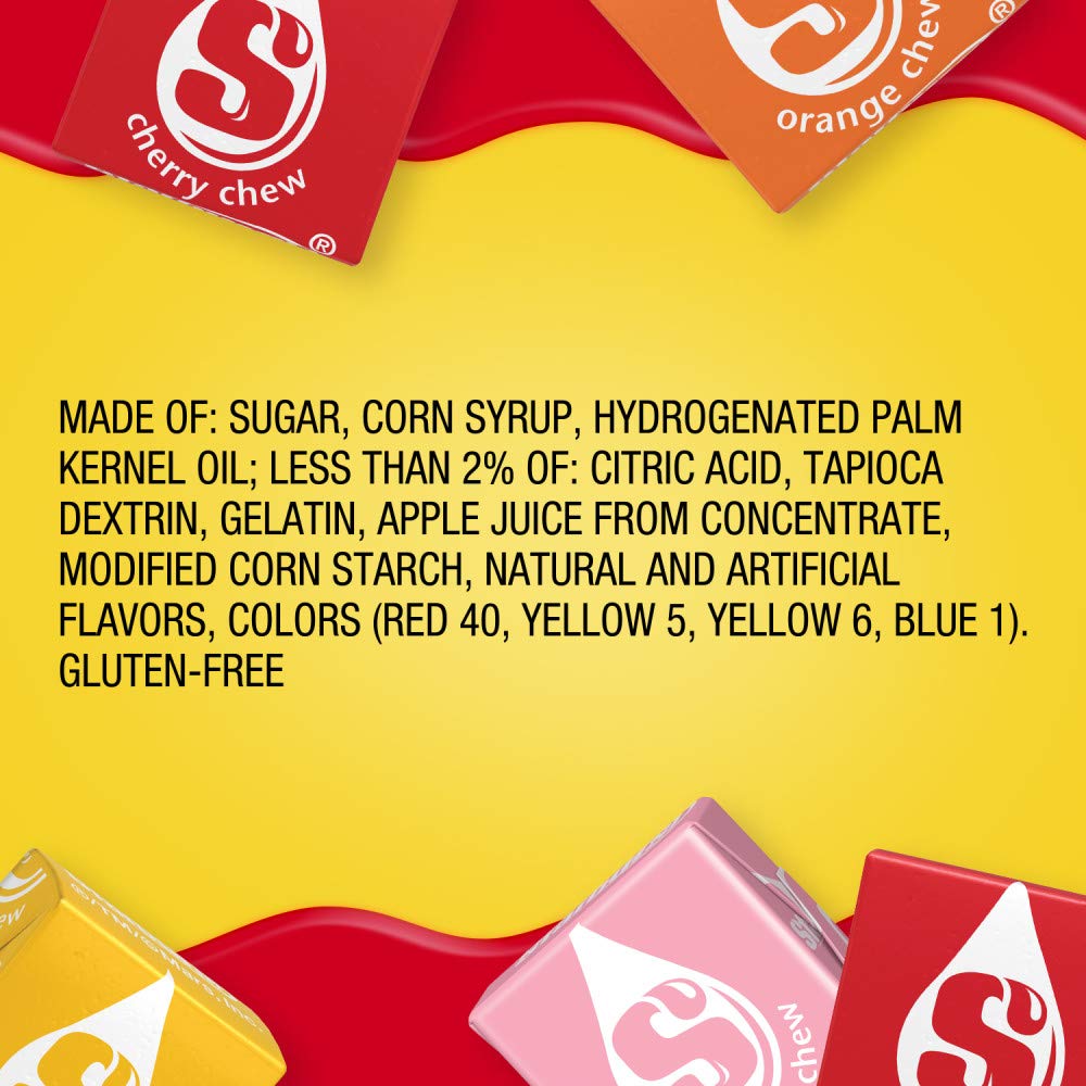 STARBURST Original Full Size Fruit Chews Chewy Candy Bulk 36 Packs, 2.07 oz | Soft fruit chews in full size packs, great for birthdays, desserts, road trips and pantry snacking, lunch box, bulk candy