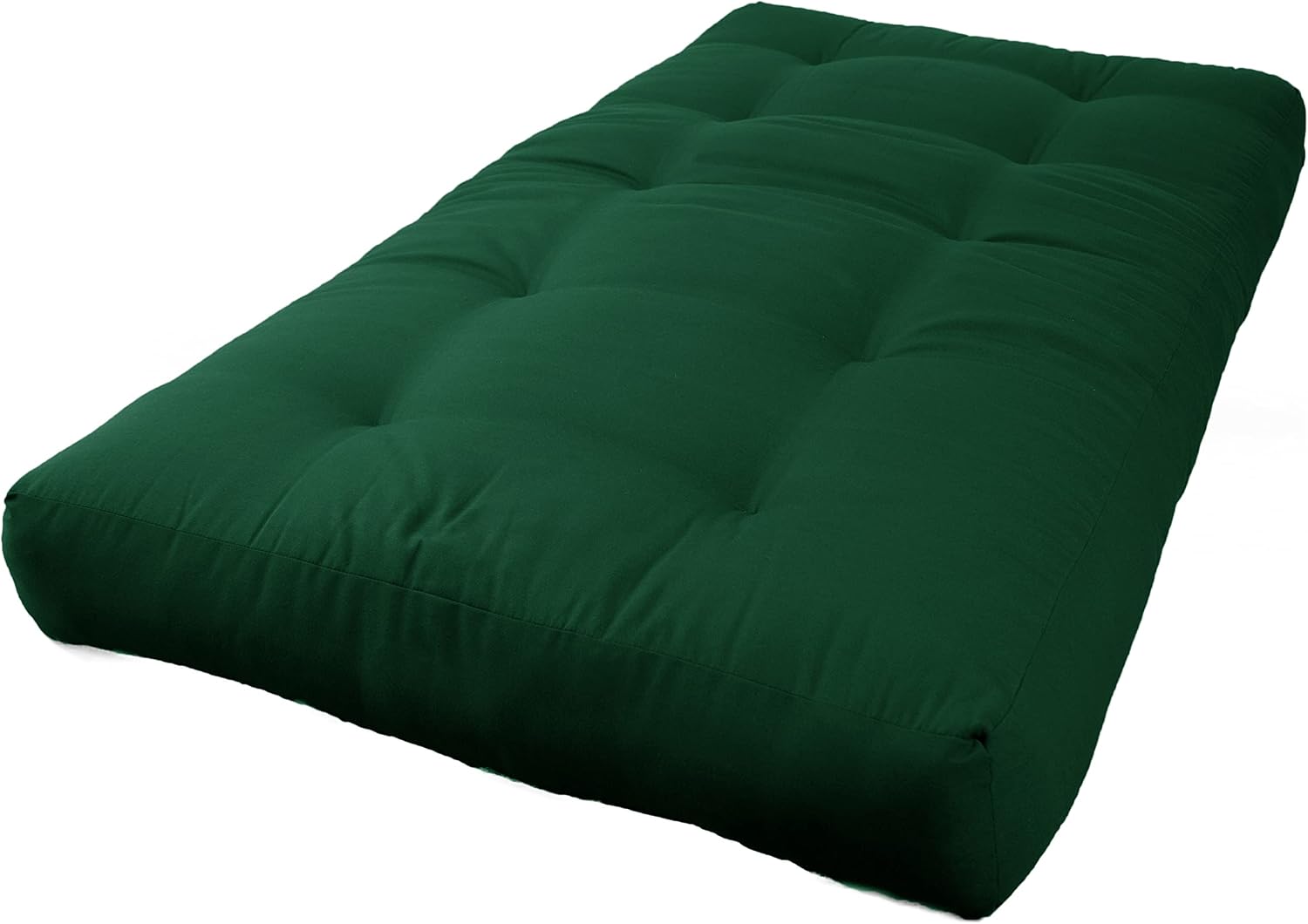 Blazing Needles Renewal 7" Twill Futon Mattress, Full, Aqua Blue