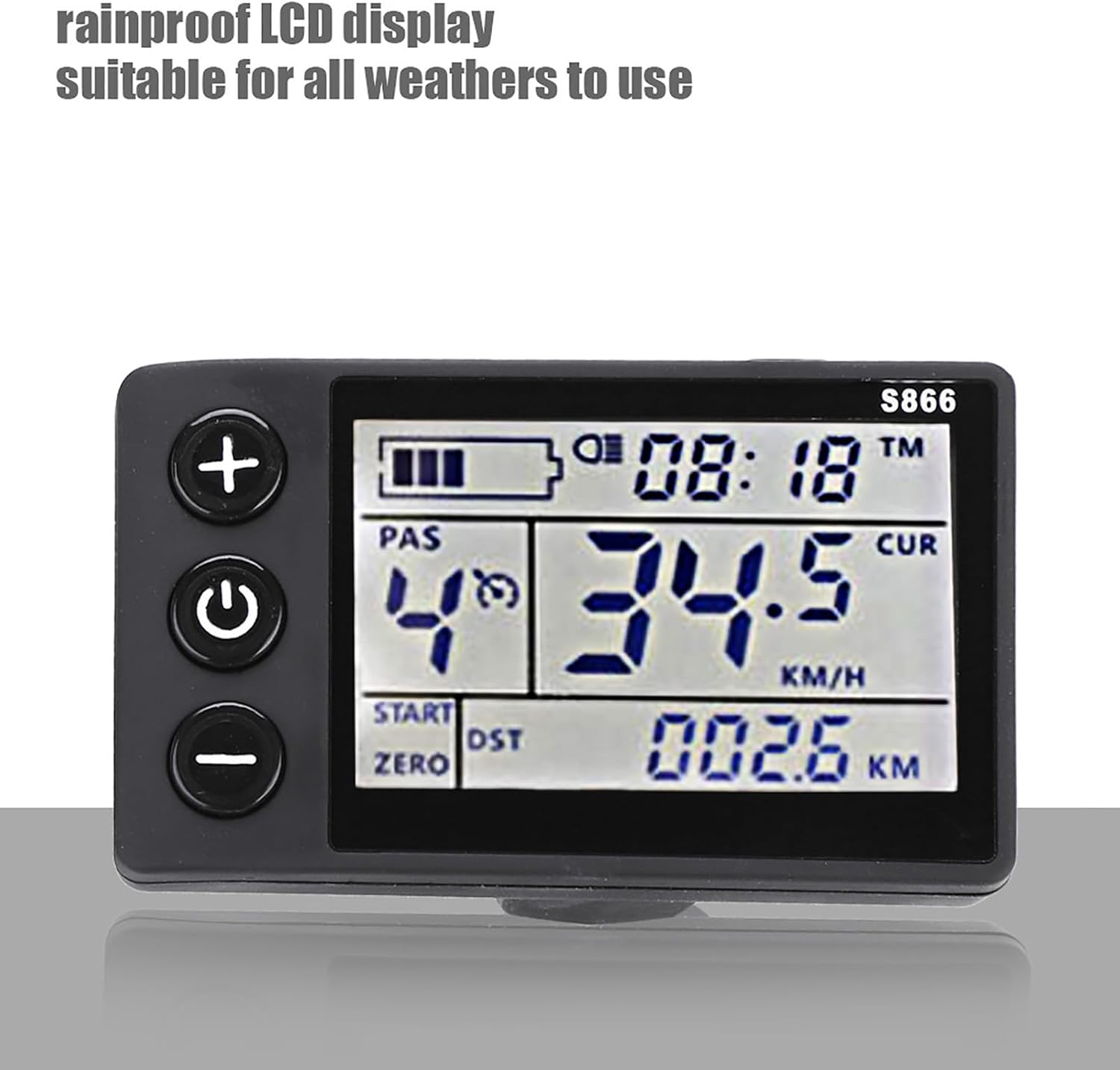 Electric Bike Motor Controller, LCD Display Brushless Motor Speed Controller 24V-36V Compatible for Commuters, Urban Cyclists, and Off-Road Riders