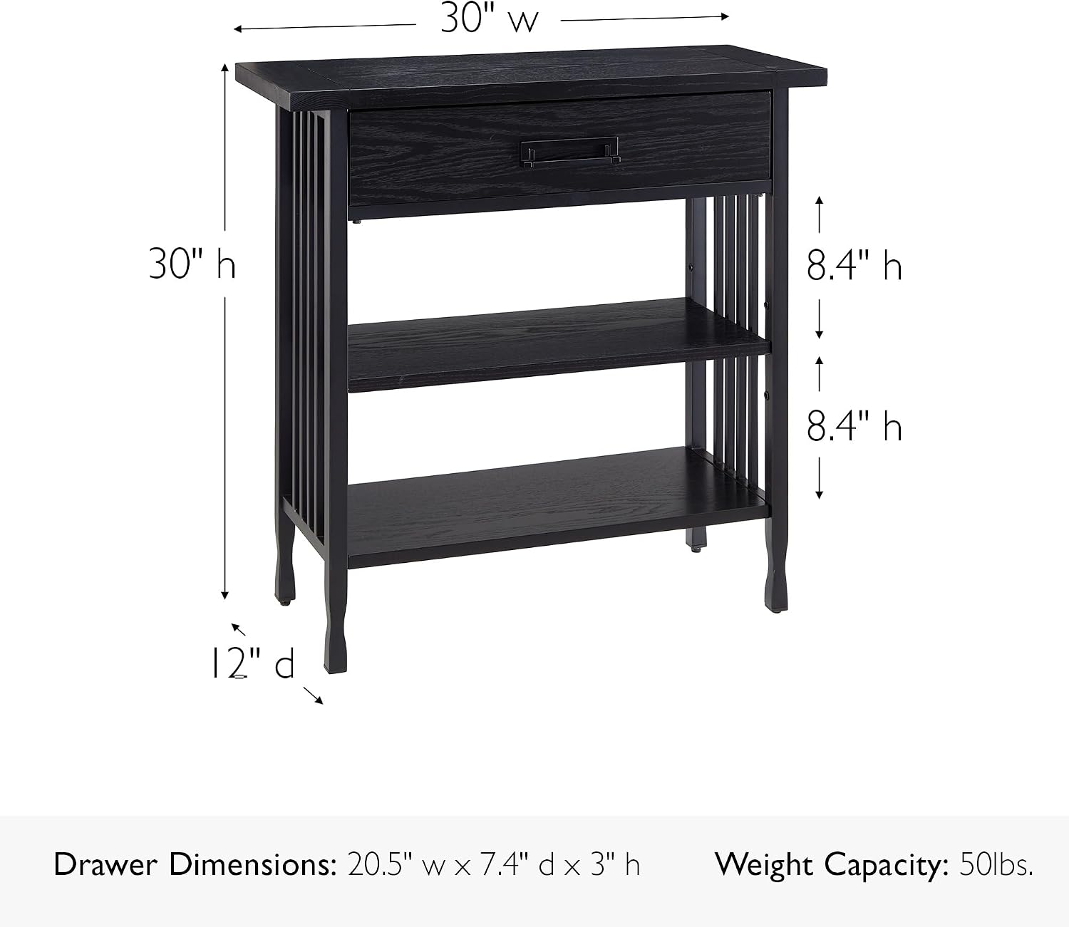 Leick Home Mission Corner Bookcase, 36", Mission Oak | Adjustable Shelves, Freestanding, Traditional, Wood, Furniture, 82263
