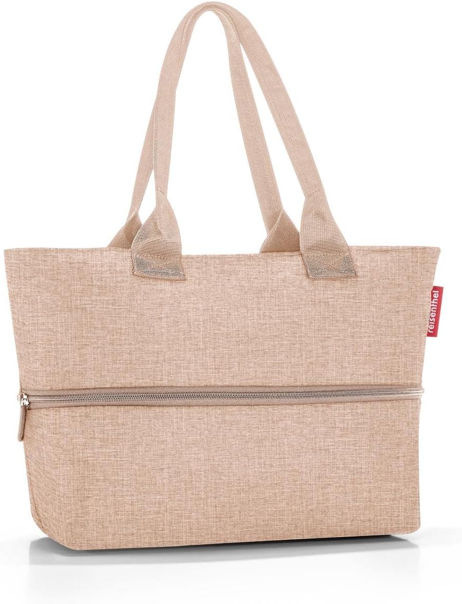 reisenthel shopper e1 - Large capacity and expandable bag made of water repellent and recycled polyester fabric