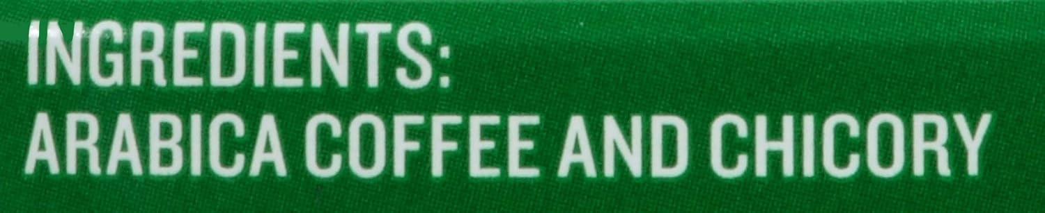 French Market Coffee & Chicory Dark Roast Ground Coffee, 12oz Can (Pack of 6)