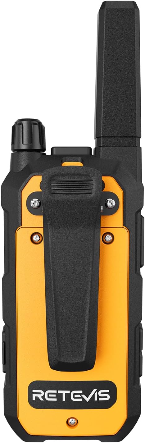Retevis RB48A IP67 Waterproof Walkie Talkies Long Range Adults | for Manufacturing Construction, Heavy Duty 2 Way Radio, Noise Reduction, Large PTT