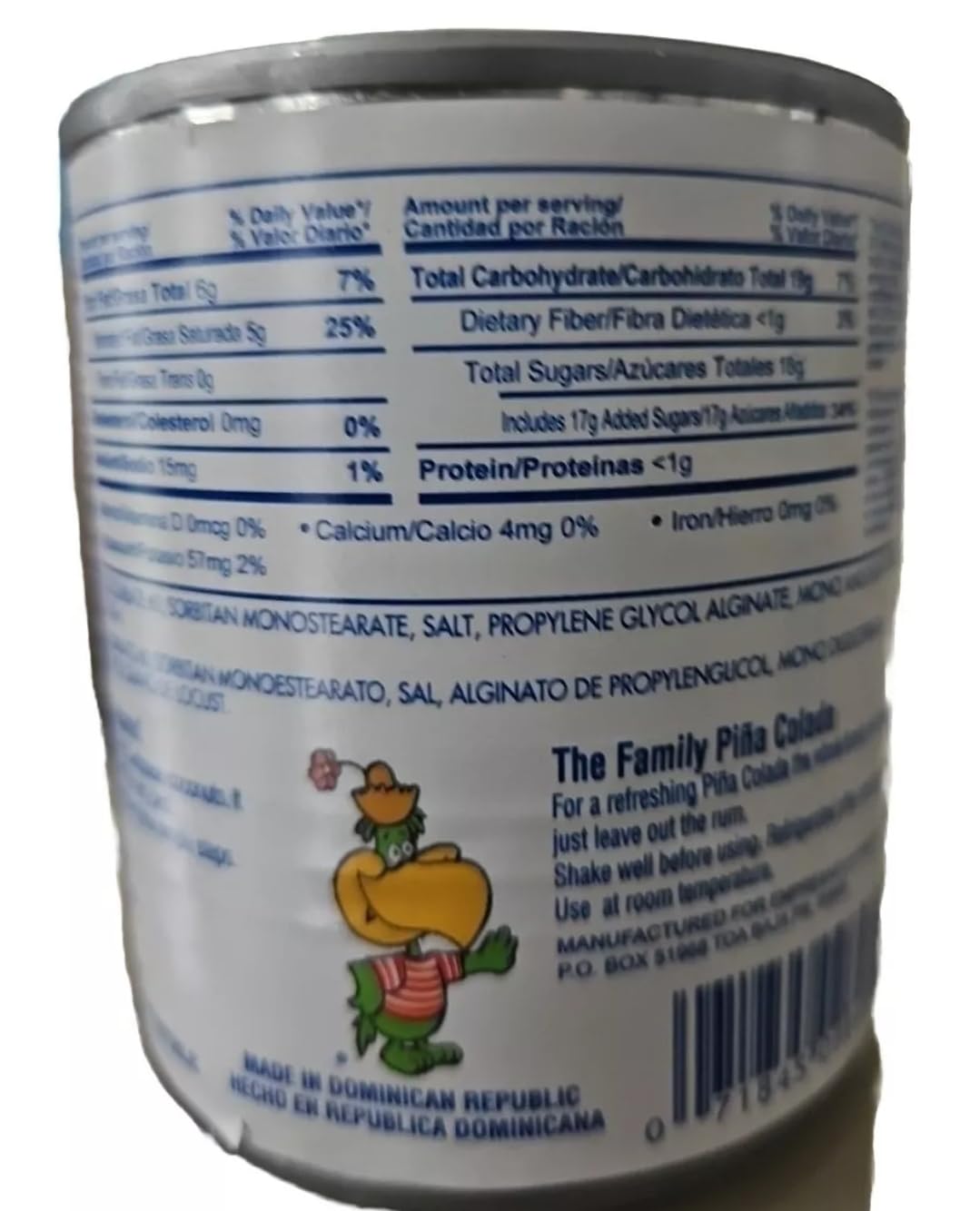 Coco Lopez coconut cream 6 cans 8.5 onz