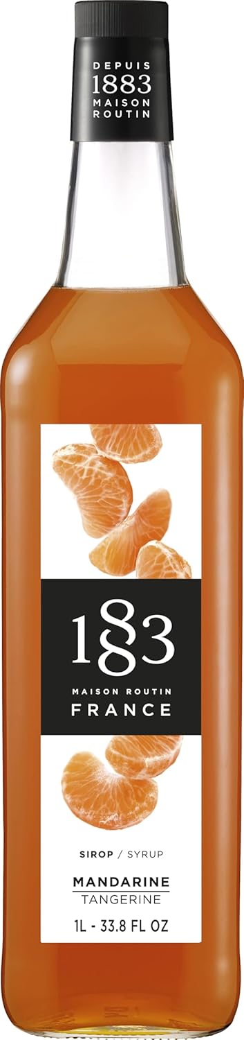 1883 Maple Syrup for Drinks, Made in France, 1 Liter Glass Bottle