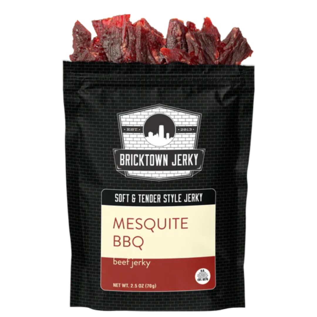 Honey Pepper Beef Jerky - Soft and Tender Style, High Protein, Low-Carb, Healthy Lean Meat Snack - Gourmet Beef Jerky, No Preservatives - 2.5 oz.