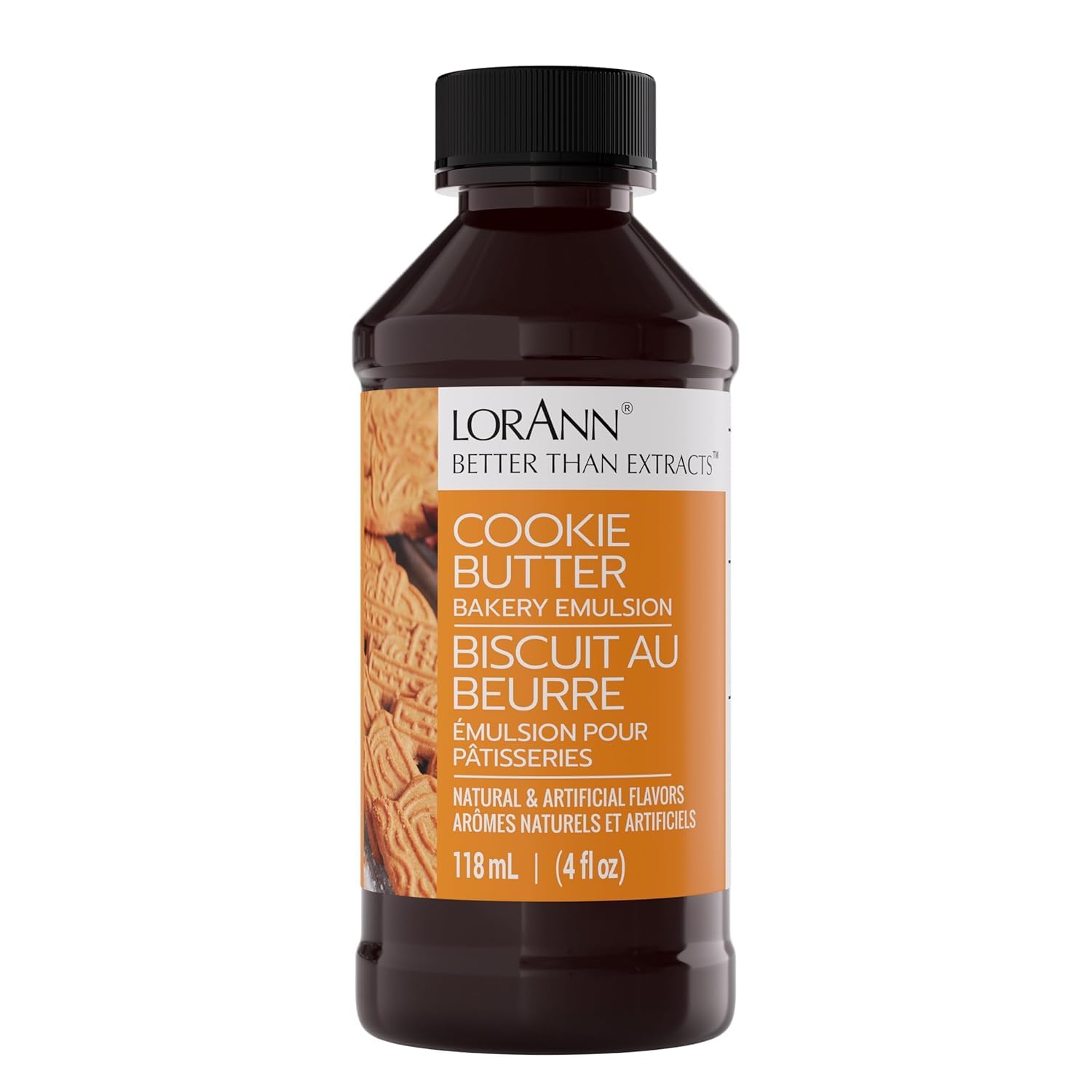 LorAnn Oils Peppermint Bakery Emulsion: True Essence, Ideal for Boosting Fruit Tones in Cakes, Cookies & Desserts, Gluten-Free, Keto-Friendly, Extract Substitute Essential for Your Kitchen, 16 Oz